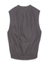 round back zip vest